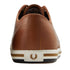 Fred Perry Kingston Leather Tan Brown Shoes UK 6.5